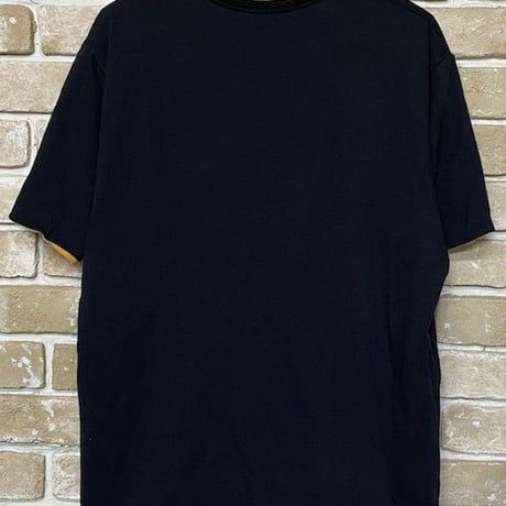 NorthNoName(ノースノーネーム)-LONE WOLF REVERSIBLE T(MUSTARD/BLACK)