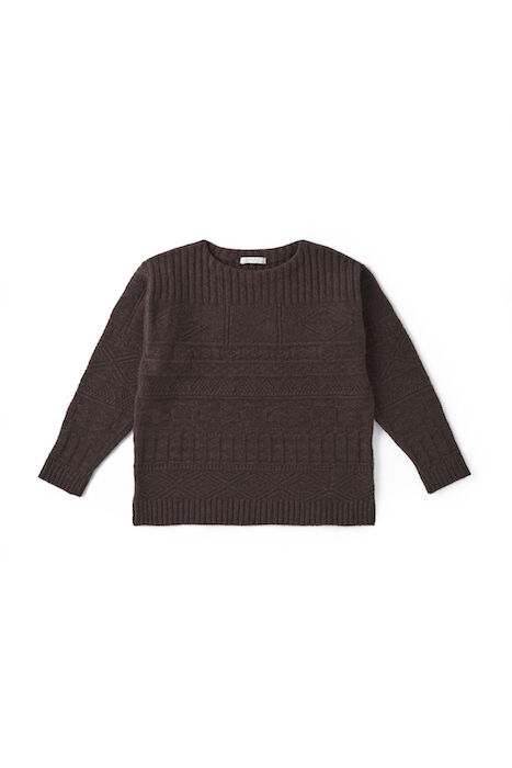 OLD JOE(オールドジョー) -GUERNSEY BOAT-NECK SWEATER(ES