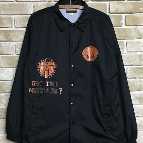 NorthNoName(ノースノーネーム)-”GET THE MESSAGE?” COACH JACKET(BLACK)