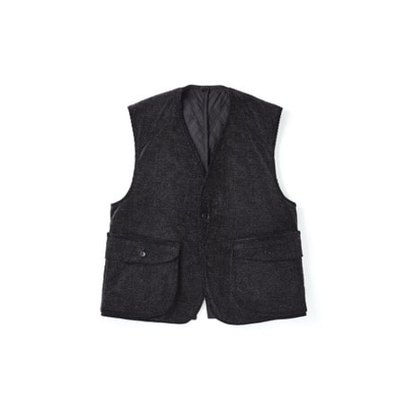 OLD JOE(オールドジョー) - PRINTED CORDS GAME-KEEPER VEST(MARINE BLACK)