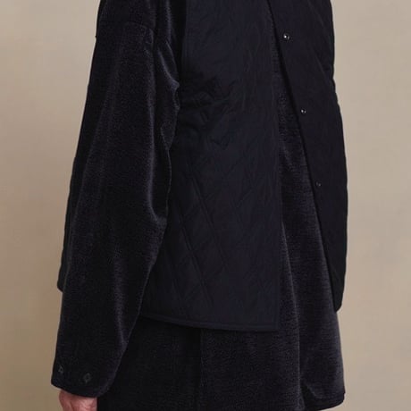 OLD JOE(オールドジョー) - PRINTED CORDS GAME-KEEPER VEST(MARINE BLACK)
