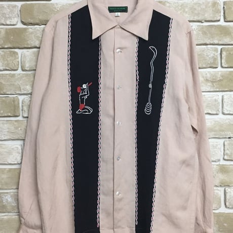 NorthNoName(ノースノーネーム)-SNAKE CHARMER SHIRTS(PINK)