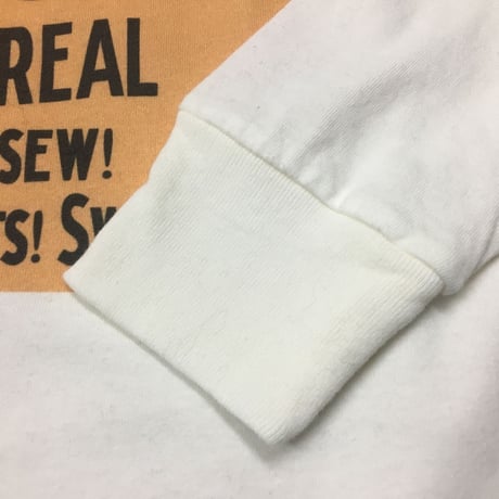 NorthNoName(ノースノーネーム)-FRONT COVER L/S T ”TWO FACE”(WHITE)