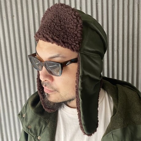 NorthNoName(ノースノーネーム)-BOMBER CAP(KHAKI)