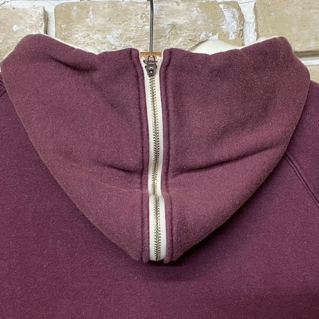 NorthNoName(ノースノーネーム)-TWO TONE RABBIT HOODIE(BURGUNDY )