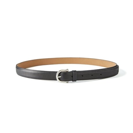 OLD JOE(オールドジョー) -STUNNING LEATHER SKINNY BELT(PATINA BLACK)