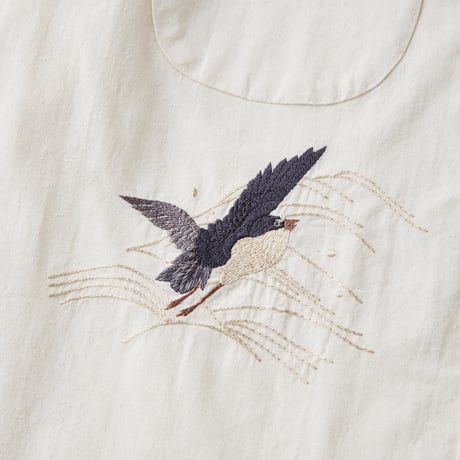 OLD JOE(オールドジョー) -SWALLOW COLLAR NASSOU SHIRTS S/S EMBROIDERY(BONE)