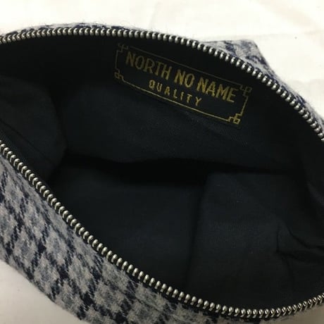 NorthNoName(ノースノーネーム)- NNN PATCH PATERN "SKULL" POACH-SMALL(CHECK)
