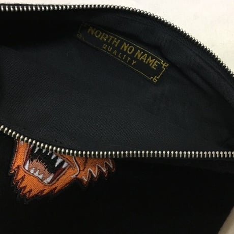 NorthNoName(ノースノーネーム)- NNN PATCH PATERN "TIGER" POACH-SMALL(BLACK)