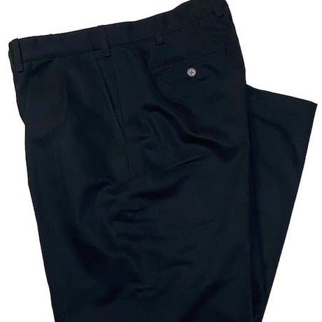 NorthNoName(ノースノーネーム)-TOW TUCK TROUSERS(BLACK)