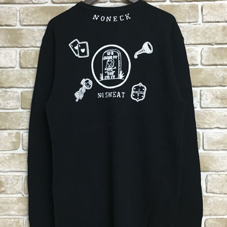 NorthNoName(ノースノーネーム) - THEMAL L/S SHIRT(BLACK)