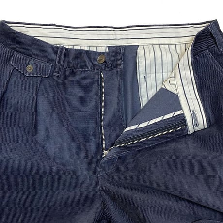 NorthNoName(ノースノーネーム)-TOW TUCK CORDUROY TROUSERS(GRAY)