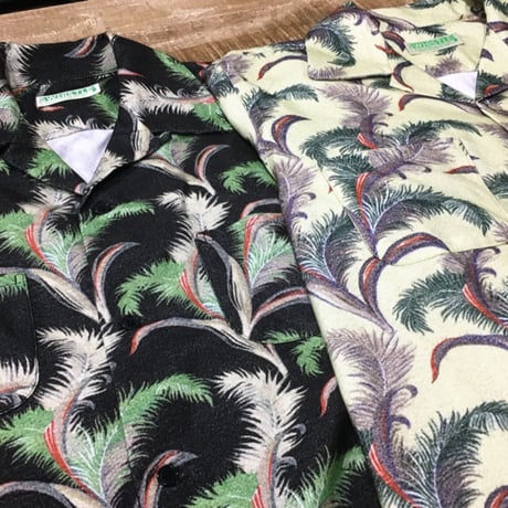 5WHISTLE(ファイブホイッスル) -HAWAIIAN NEL SHIRT(BEIGE)