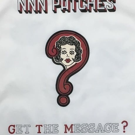 NorthNoName(ノースノーネーム)-”GET THE MESSAGE?” COACH JACKET(WHITE)