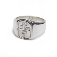 OLD JOE(オールドジョー) -NADALL SQUARE SIGNET RING / STAMPED OJ-AC10
