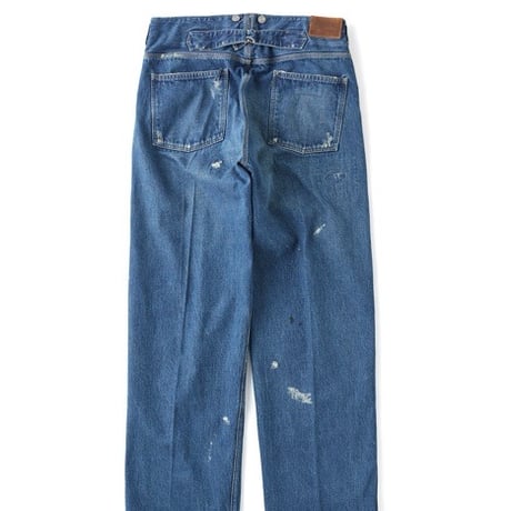 OLD JOE(オールドジョー) -BELTLESS WAIST JEAN TROUSER"990" SCAR FACE & PAINT(INDIGO)