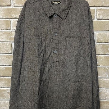NorthNoName(ノースノーネーム)-MECHANIC PULLOVER SHIRTS(BROWN)