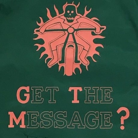 NorthNoName(ノースノーネーム)-”GET THE MESSAGE?” COACH JACKET(GREEN)