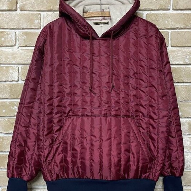 NorthNoName(ノースノーネーム)-QUILTING HOODIE(BURGUNDY)