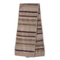 OLD JOE(オールドジョー) -FAIR ISLE SCARF(DUNE)