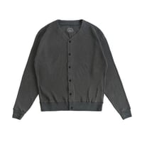 OLD JOE(オールドジョー) -BUTTON FRONT COTTON YAK RIBED SHIRTS(GRAPHITE)