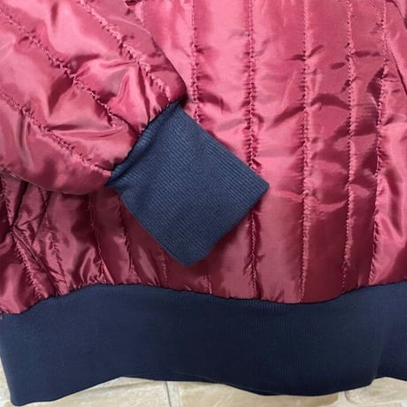 NorthNoName(ノースノーネーム)-QUILTING HOODIE(BURGUNDY)