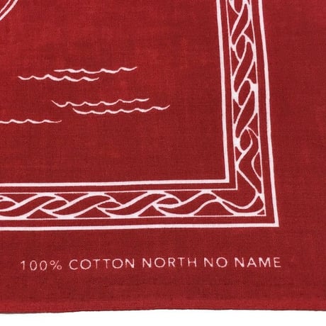 NorthNoName(ノースノーネーム)-AIR RUUTE BANDANA(RED)