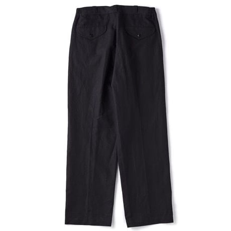 OLD JOE(オールドジョー) -FRONT TUCK ARMY TROUSER(BLACK)