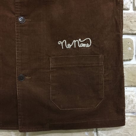 NorthNoName(ノースノーネーム) - CORDUROY VEST(BROWN)