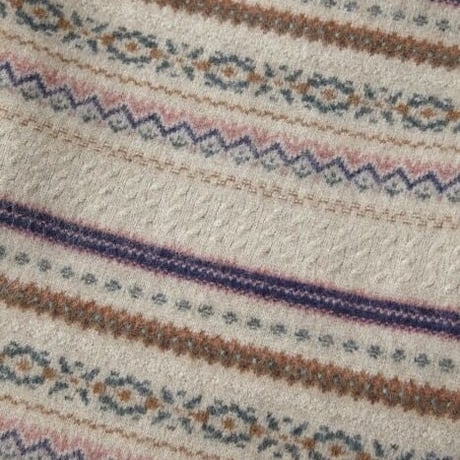 OLD JOE(オールドジョー) -FAIR ISLE MOCK NECK JUMPER(DUNE)