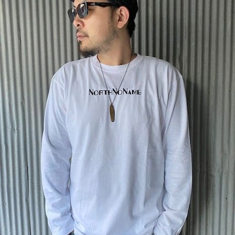 NorthNoName(ノースノーネーム)-ADVERTISING L/S T(WHITE)