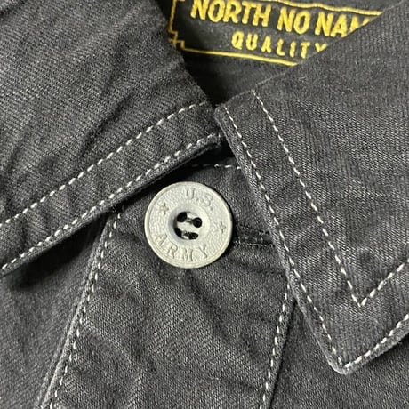 NorthNoName(ノースノーネーム)-MECHANIC PULLOVER SHIRTS(BLACK)