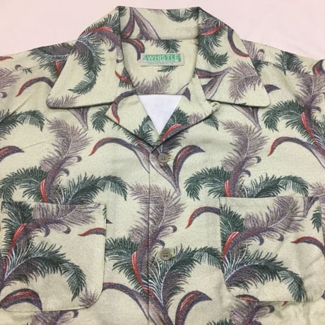 5WHISTLE(ファイブホイッスル) -HAWAIIAN NEL SHIRT(BEIGE)