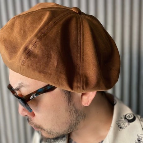NorthNoName(ノースノーネーム)-COTTON BERET(REDDISH BROWN)