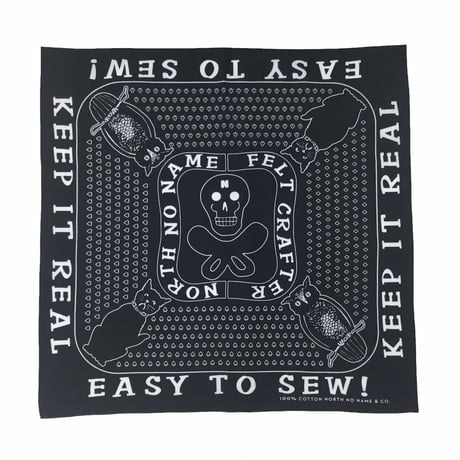 NorthNoName(ノースノーネーム)-BANDANA ”SKULL”