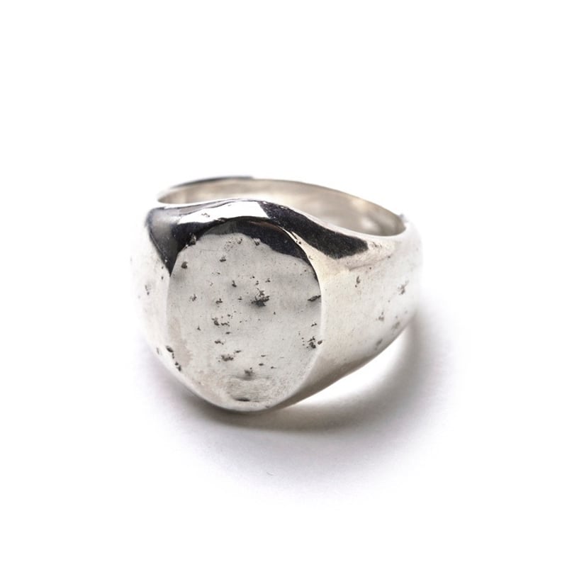 アクセサリー OLD JOE&CO STATE HOUSE OVAL SIGNET RING TIGHT / STATE HOUSE (OVAL SIGNET RING / HAMMERED) (SILVER