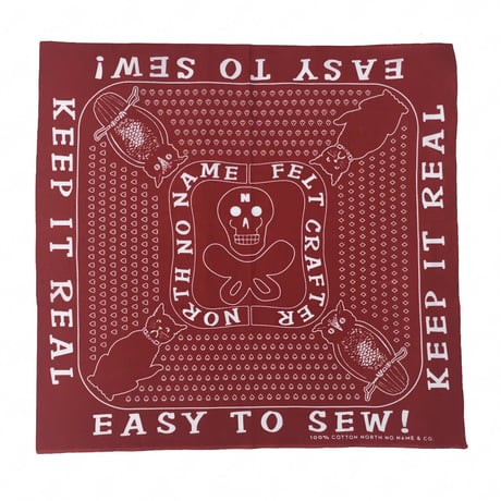NorthNoName(ノースノーネーム)-BANDANA ”SKULL”