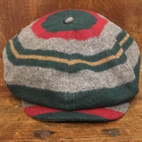 NorthNoName(ノースノーネーム) - BLANKET BORDER CASQUETTE(GREEN)