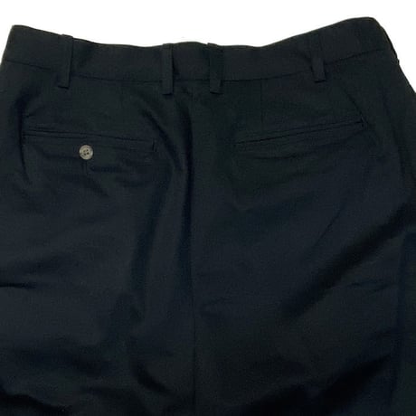 NorthNoName(ノースノーネーム)-TOW TUCK TROUSERS(BLACK)