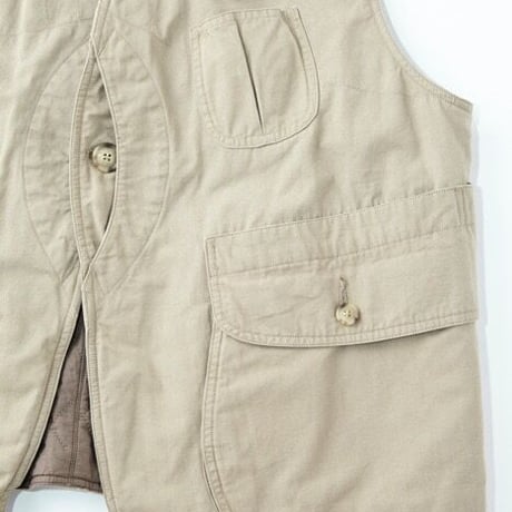 OLD JOE(オールドジョー) -PATINA NEP CLOTH GAME-KEEPER VEST(MINK)