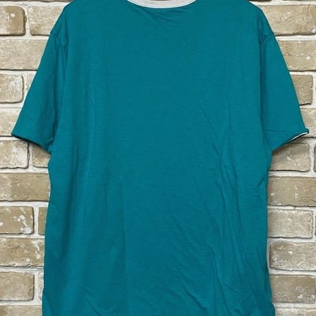 NorthNoName(ノースノーネーム)-LONE WOLF REVERSIBLE T(TURQUOISE/WHITE)