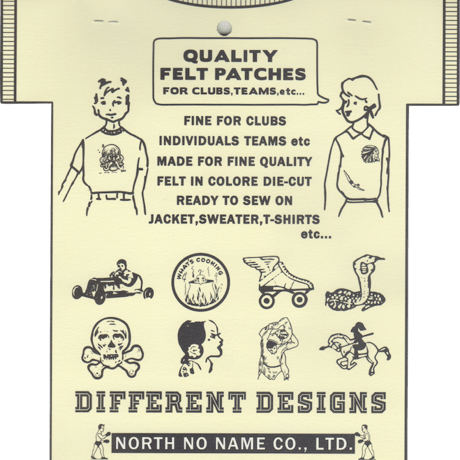 North No Name(ノースノーネーム)-FELT PATCH (EAT)