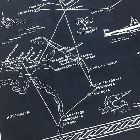 NorthNoName(ノースノーネーム)-AIR RUUTE BANDANA(NAVY)