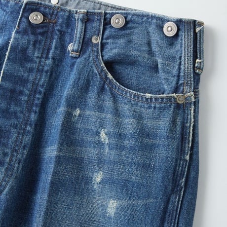 OLD JOE(オールドジョー) -BELTLESS WAIST JEAN TROUSER"990" SCAR FACE & PAINT(INDIGO)