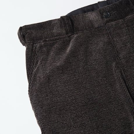 OLD JOE(オールドジョー) -PRINTED CORDS SPRIT POCKET TROUSER(SMOKE BROWN)