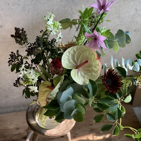 季節のお花　Mセット(1回分)