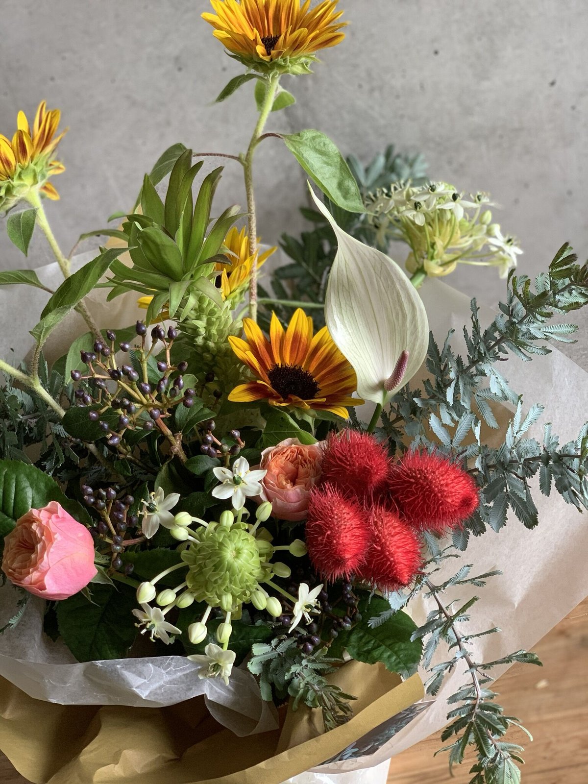 枯れなお花　花束　オーダーページ effc5f246d11c9b312f3adb9bd2d74