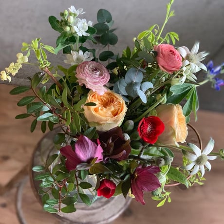 【定期便】フローリストが選ぶお花セット＜火曜日着＞