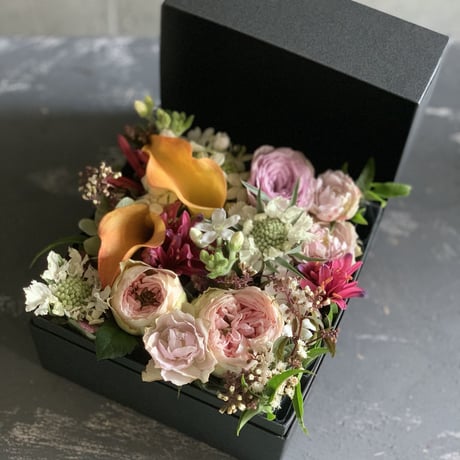 ＜生花＞BOXフラワーアレンジメント