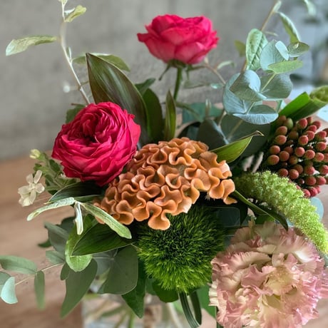 【定期便】フローリストが選ぶお花セット＜火曜日着＞